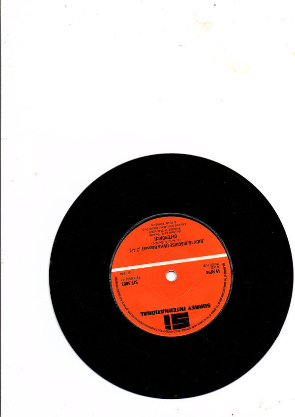 Offenbach (2) : Judy In Disguise (With Glasses) (7", Single, Sol)