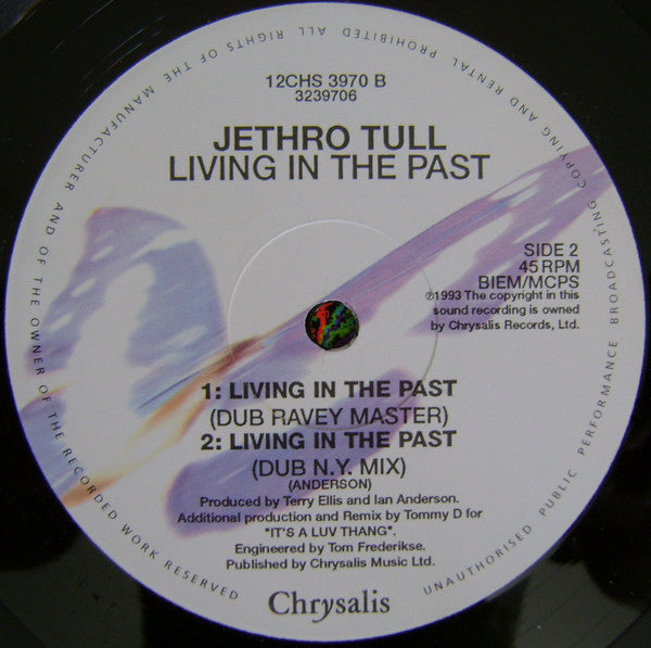 Jethro Tull : Living In The Past (Club Mix) (12", Single)