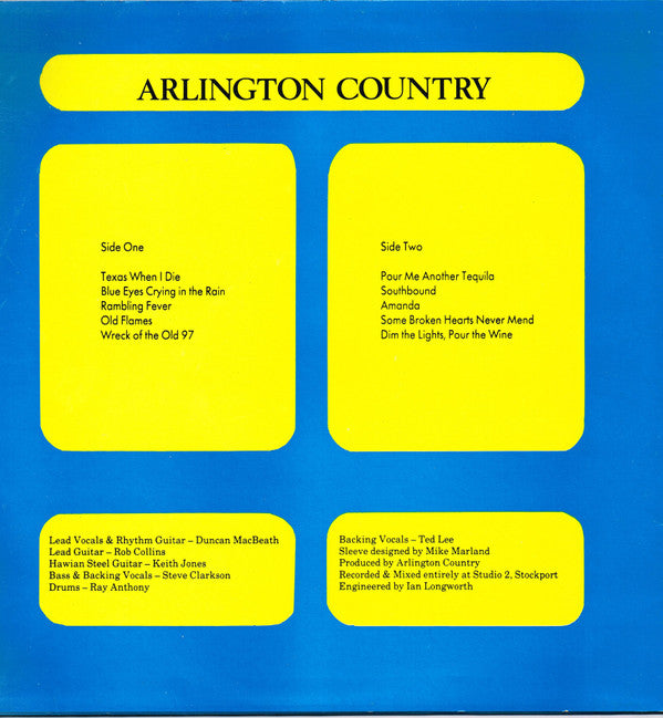 Arlington Country : Arlington Country (LP)