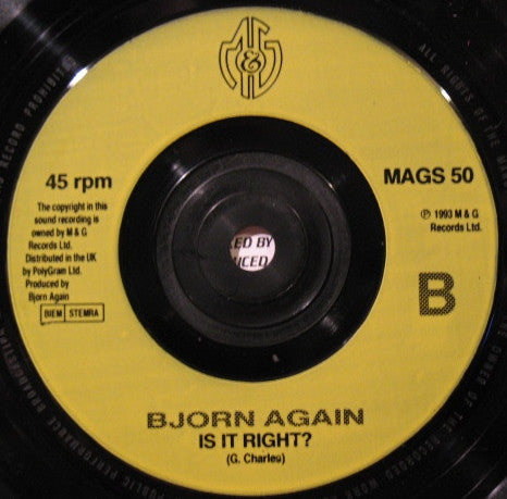 Bjorn Again : Flashdance...What A Feeling (7", Single)