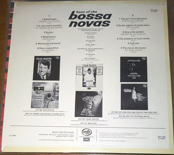 Duncan Lamont : Best Of The Bossa Novas (LP)