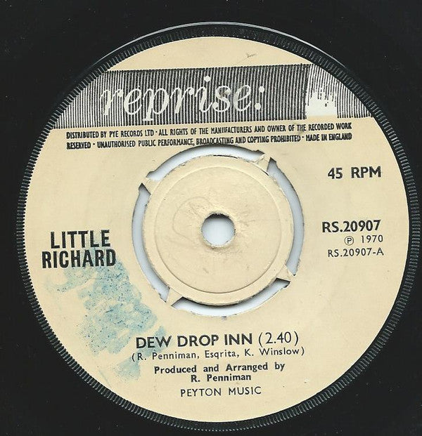 Little Richard : Dew Drop Inn / Freedom Blues (7", Single)