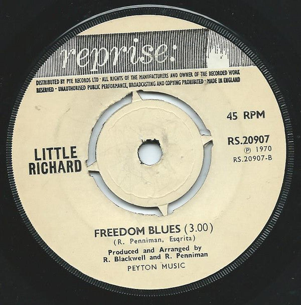 Little Richard : Dew Drop Inn / Freedom Blues (7", Single)
