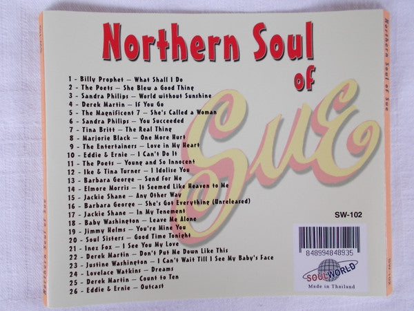 Various : Northern Soul Of Sue (CD, Comp, Unofficial)