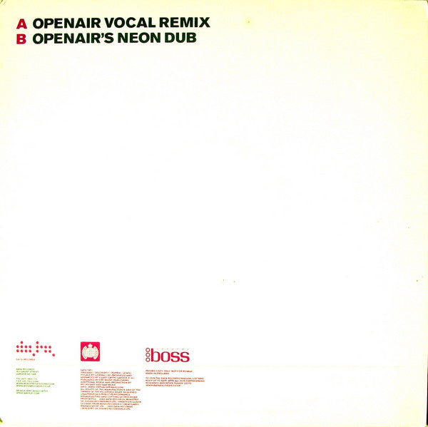 Onyx (2) Feat. Gemma J : Every Little Time (12", Promo)