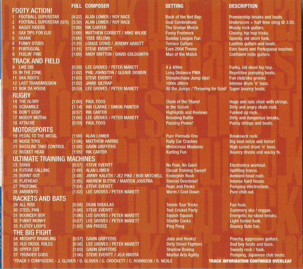 Various : Total Sport (2xCD, Album)