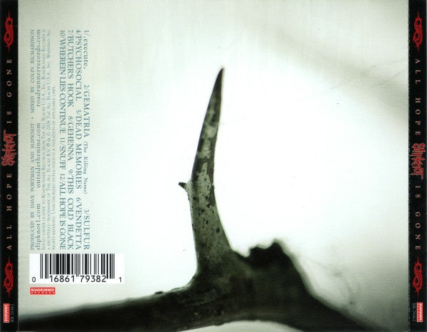 Slipknot : All Hope Is Gone (CD, Album, Cin)