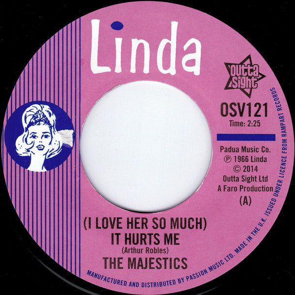 The Majestics (11)  / David & Ruben With The Majestics (11) : (I Love Her So Much) It Hurts Me / (I Love Her So Much) It Hurts Me (7", RE)
