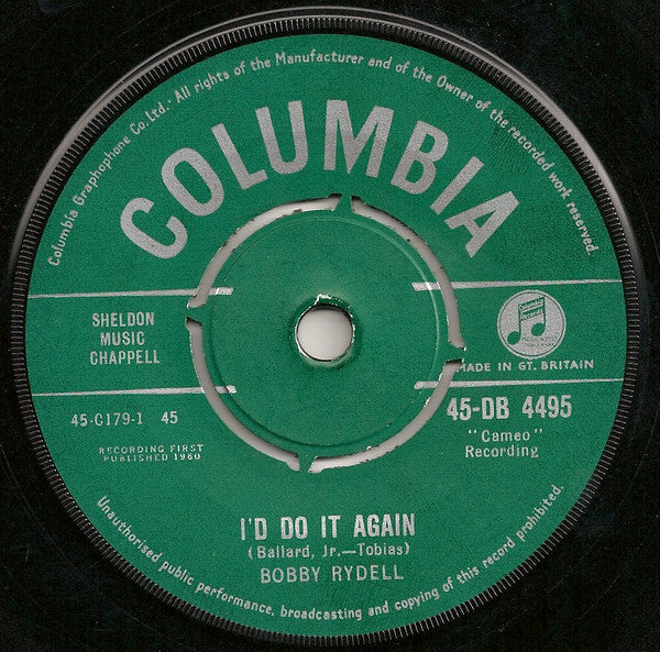 Bobby Rydell : Volare (7", Single, Mono)