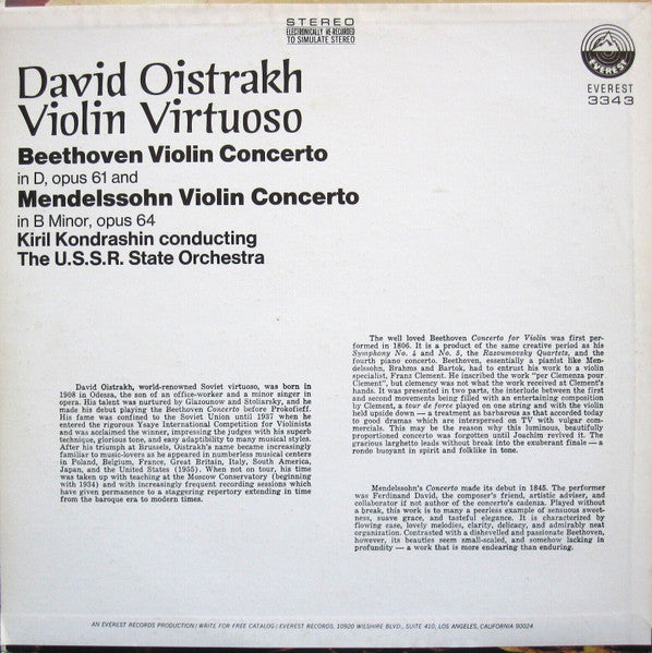 David Oistrakh* : Violin Virtuoso (LP, Album)