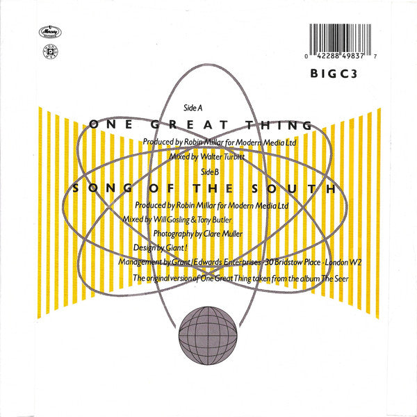 Big Country : One Great Thing (7", Single, Inj)
