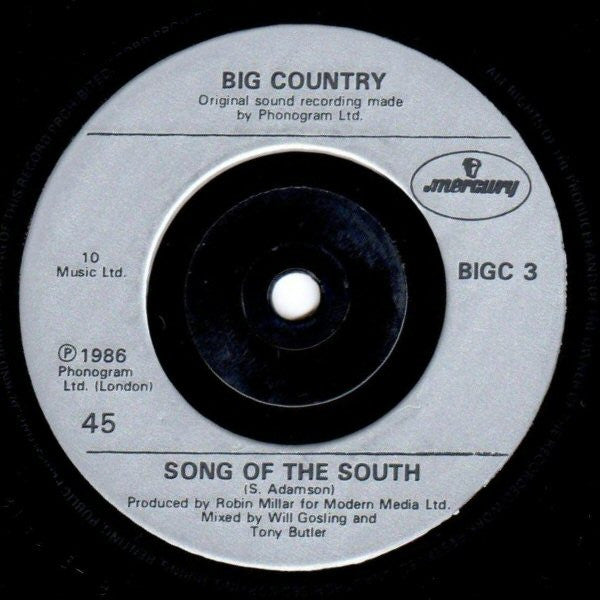 Big Country : One Great Thing (7", Single, Inj)