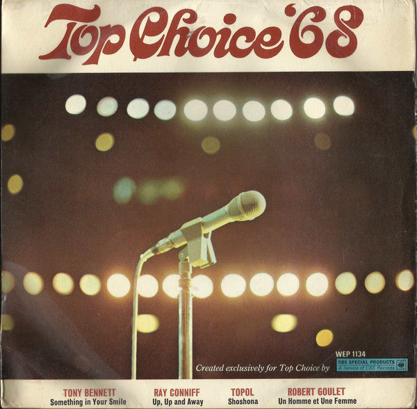 Various : Top Choice '68 (7", EP)