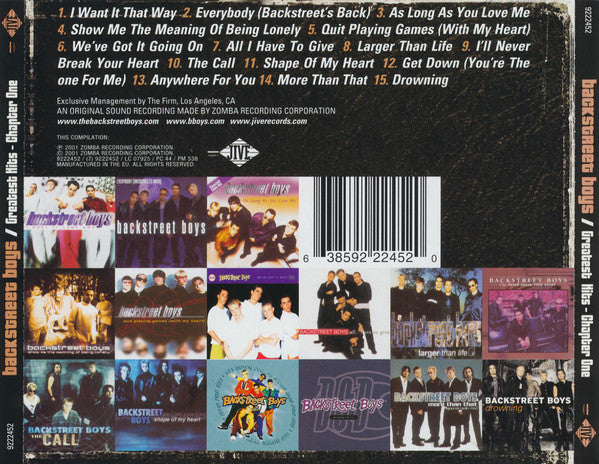 Backstreet Boys : Greatest Hits - Chapter One (CD, Comp)