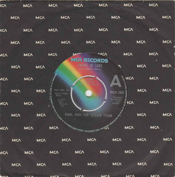 Earl And The Steam Team : Engine Of Love (7", Single, Promo)