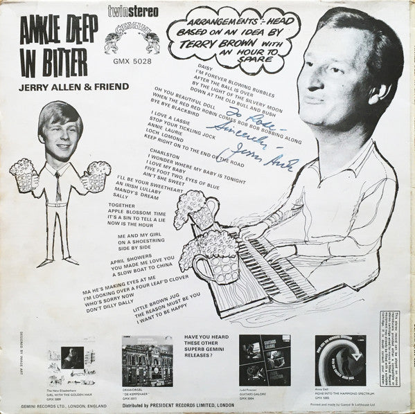 Jerry Allen : Ankle Deep In Bitter (LP, Album)