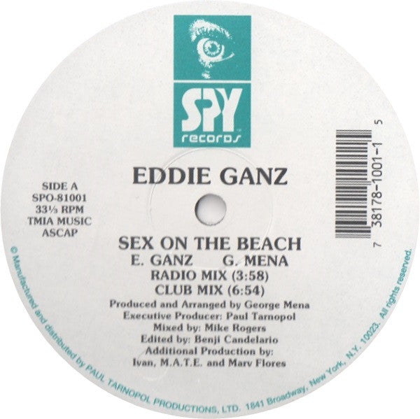 Eddie Ganz : Sex On The Beach (12")
