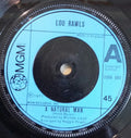 Lou Rawls : A Natural Man (7", Single)