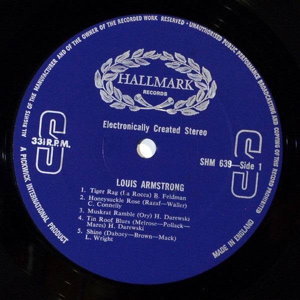 Louis Armstrong : Louis Armstrong (LP, Comp)