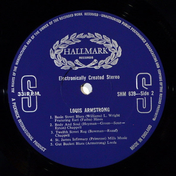 Louis Armstrong : Louis Armstrong (LP, Comp)