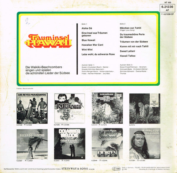 The Waikiki-Beachcombers : Trauminsel Hawaii (LP, Comp)