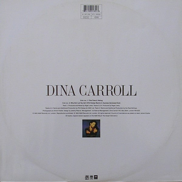 Dina Carroll : This Time (12")