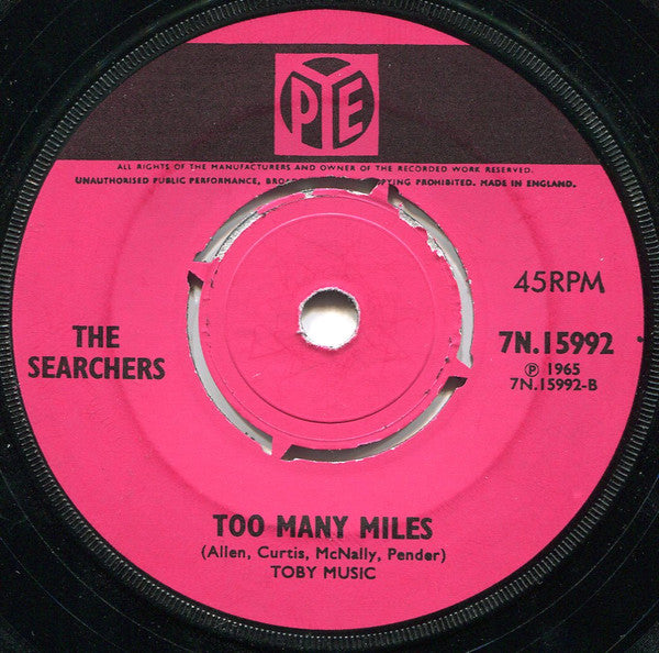 The Searchers : Take Me For What I'm Worth (7", Single, Pus)
