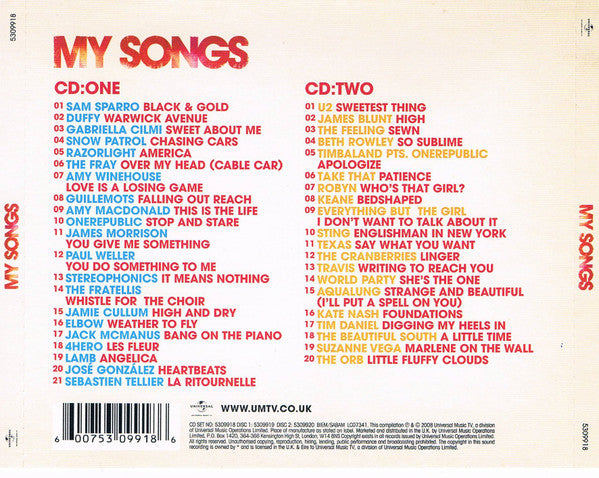 Various : My Songs (2xCD, Comp)