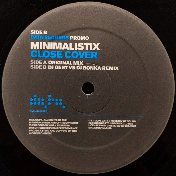 Minimalistix : Close Cover (12", Promo, 1/3)