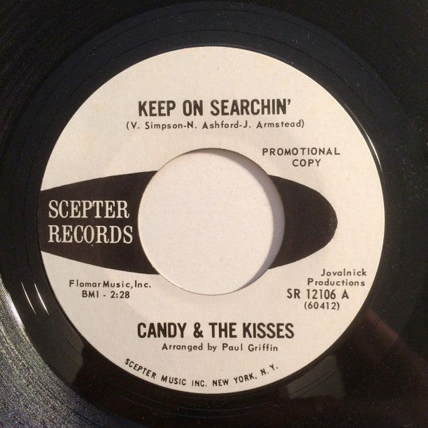Candy And The Kisses : Keep On Searchin' / Together (7", Promo)