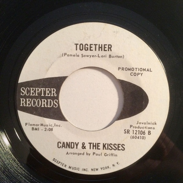 Candy And The Kisses : Keep On Searchin' / Together (7", Promo)