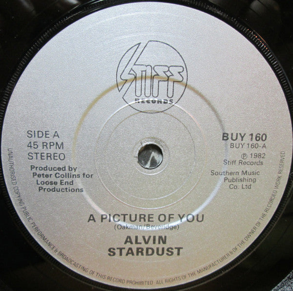 Alvin Stardust : A Picture Of You (7", Single)