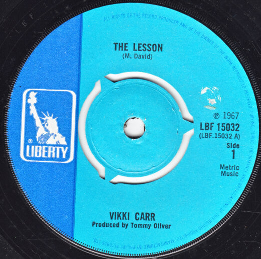 Vikki Carr : The Lesson (7", Single)