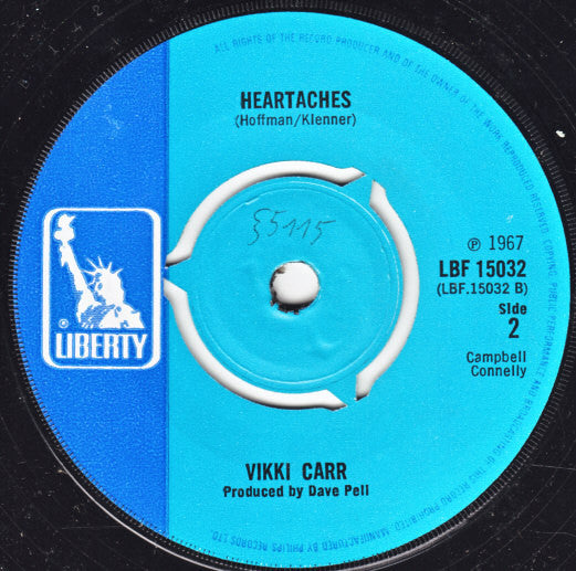 Vikki Carr : The Lesson (7", Single)