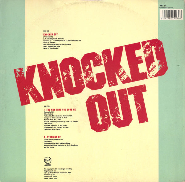 Paula Abdul : Knocked Out (12", Single)
