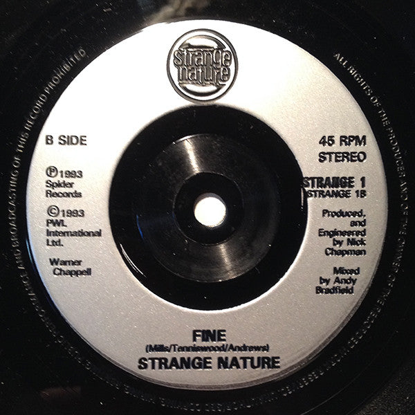 Strange Nature : Incantation Man (7")
