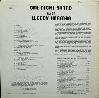 Woody Herman : One Night Stand With Woody Herman (LP, Comp)