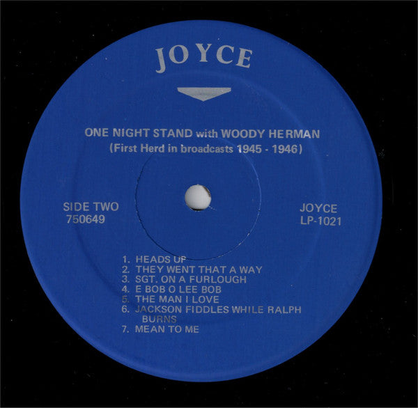 Woody Herman : One Night Stand With Woody Herman (LP, Comp)
