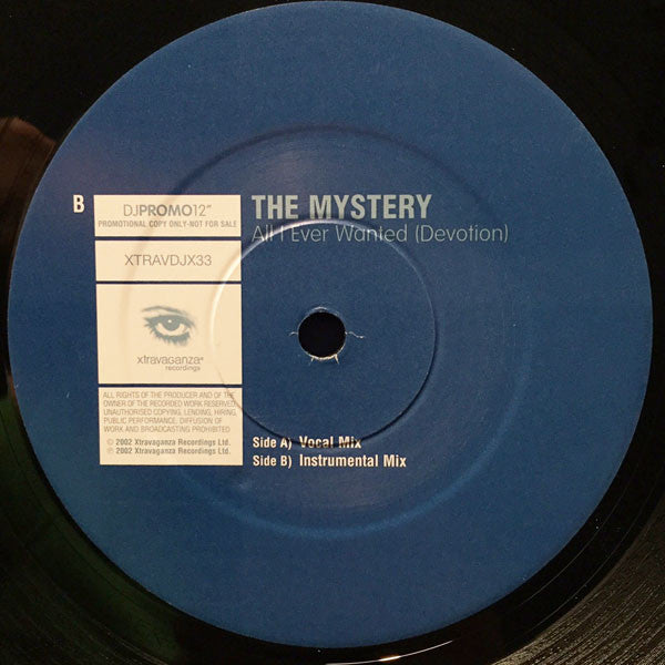 The Mystery : All I Ever Wanted (Devotion) (12", Promo)