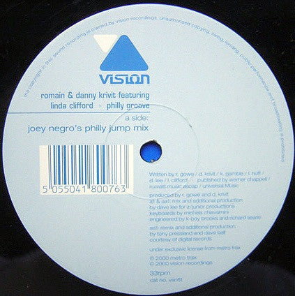 DJ Romain & Danny Krivit Featuring Linda Clifford : Philly Groove (12")