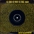 Bow Wow Wow : C·30 C·60 C·90 Go (7", Single)