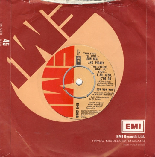 Bow Wow Wow : C·30 C·60 C·90 Go (7", Single)