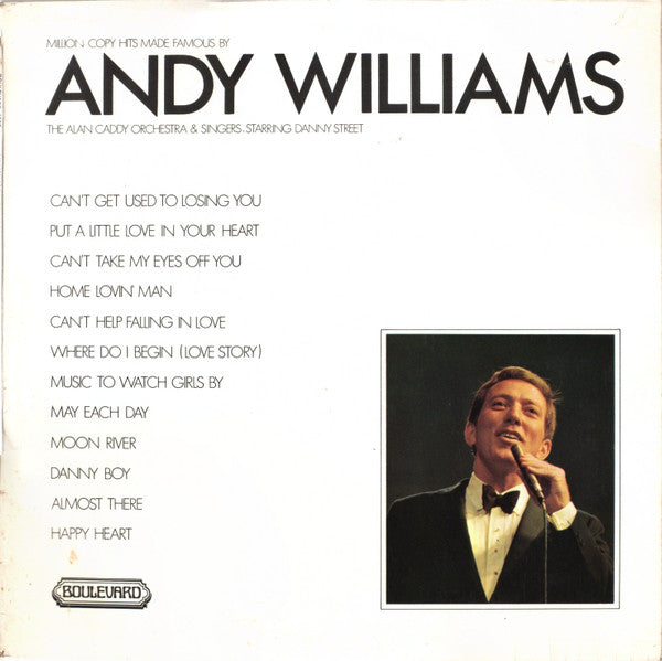 The Alan Caddy Orchestra & Singers*, Danny Street : Million Copy Hits Made Famous By Andy Williams (LP)