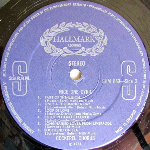 Cockerel Chorus : Party Sing-A-Long (LP)