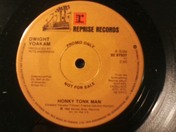 Dwight Yoakam : Honky Tonk Man (7", Single, Promo)