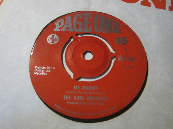 The King Brothers : My Mammy (7", Single)