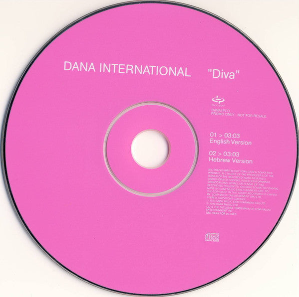Dana International : Diva (CD, Single, Promo)