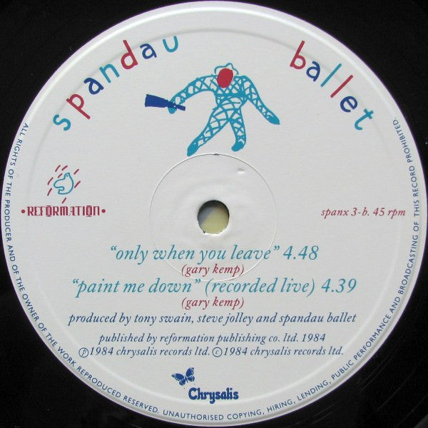 Spandau Ballet : Only When You Leave (12", Single)