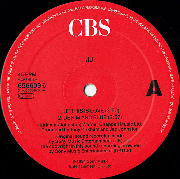 J.J. (9) : If This Is Love (12", Single)