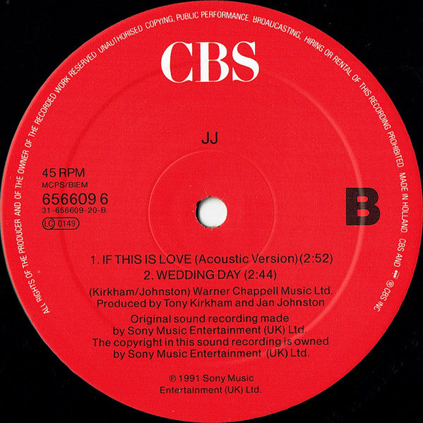 J.J. (9) : If This Is Love (12", Single)
